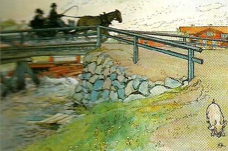 Carl Larsson bron oil painting picture